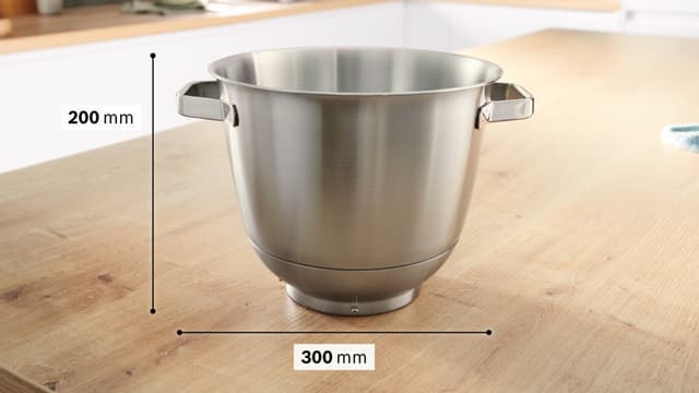 Bosch røreskål MUZS6ER (sølv)