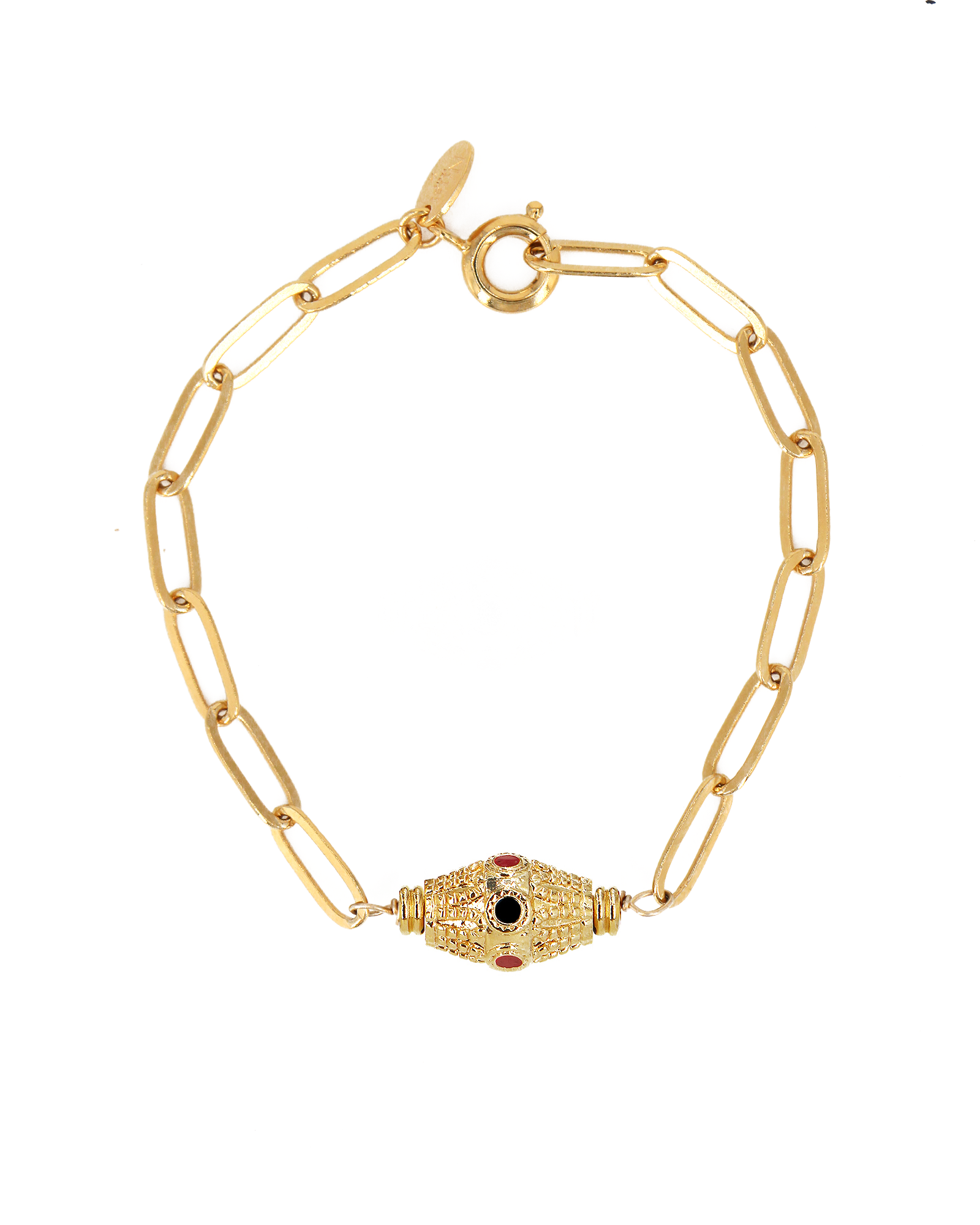 KAMALA - Bracelet chaîne | Noir