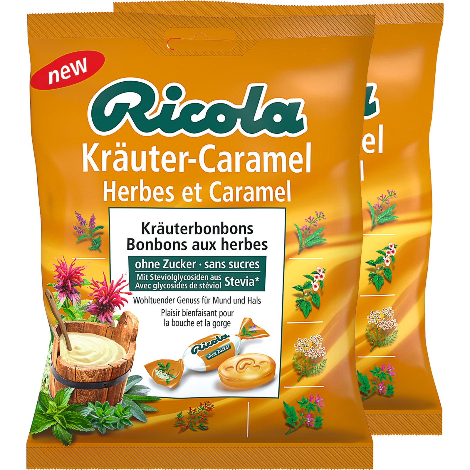 Ricola Kräuter-Caramel o.Z. 2x 125g