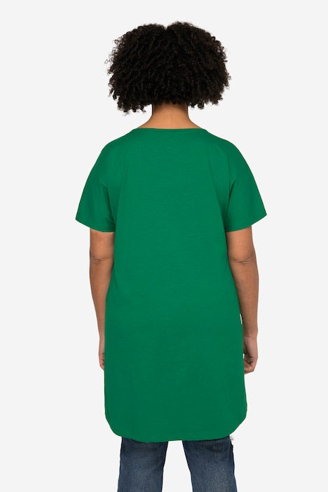 T-Shirt, oversized, Smiley, Rundhals, Halbarm