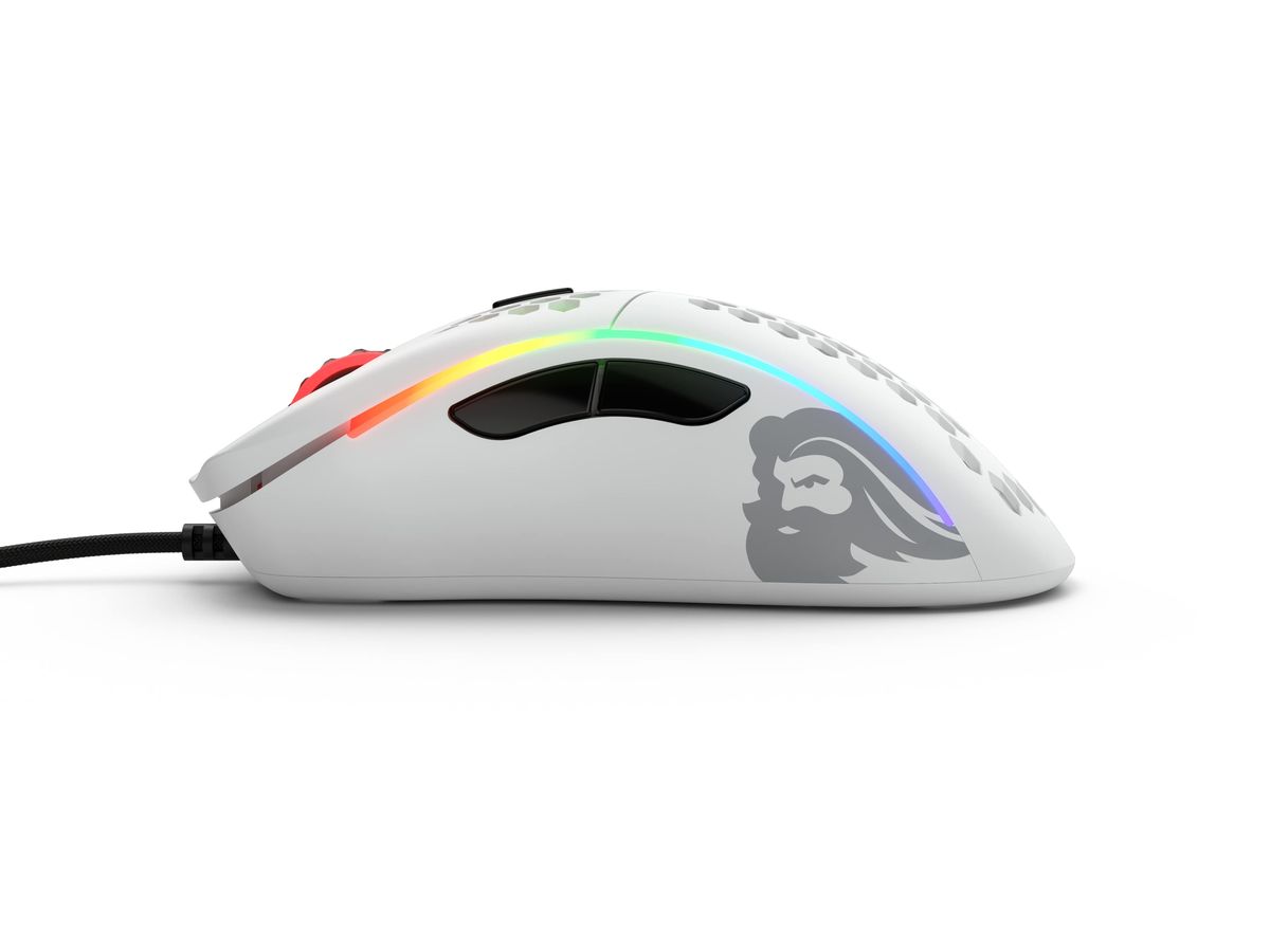 Glorious PC Gaming Race Model D- Souris Gaming - Blanche