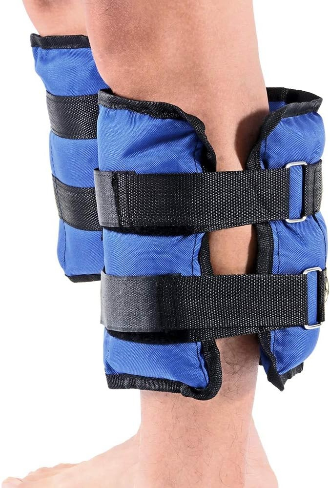 (1 Paar) 6 kg Gewichts Manschetten Sport Ankle Weights Beschwerungsbänder für Handgelenk / Knöchel - Blau