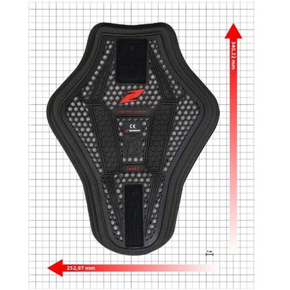 Dorsale à bretelles Zandona ESATECH BACK INSERTS - 3 - Noir