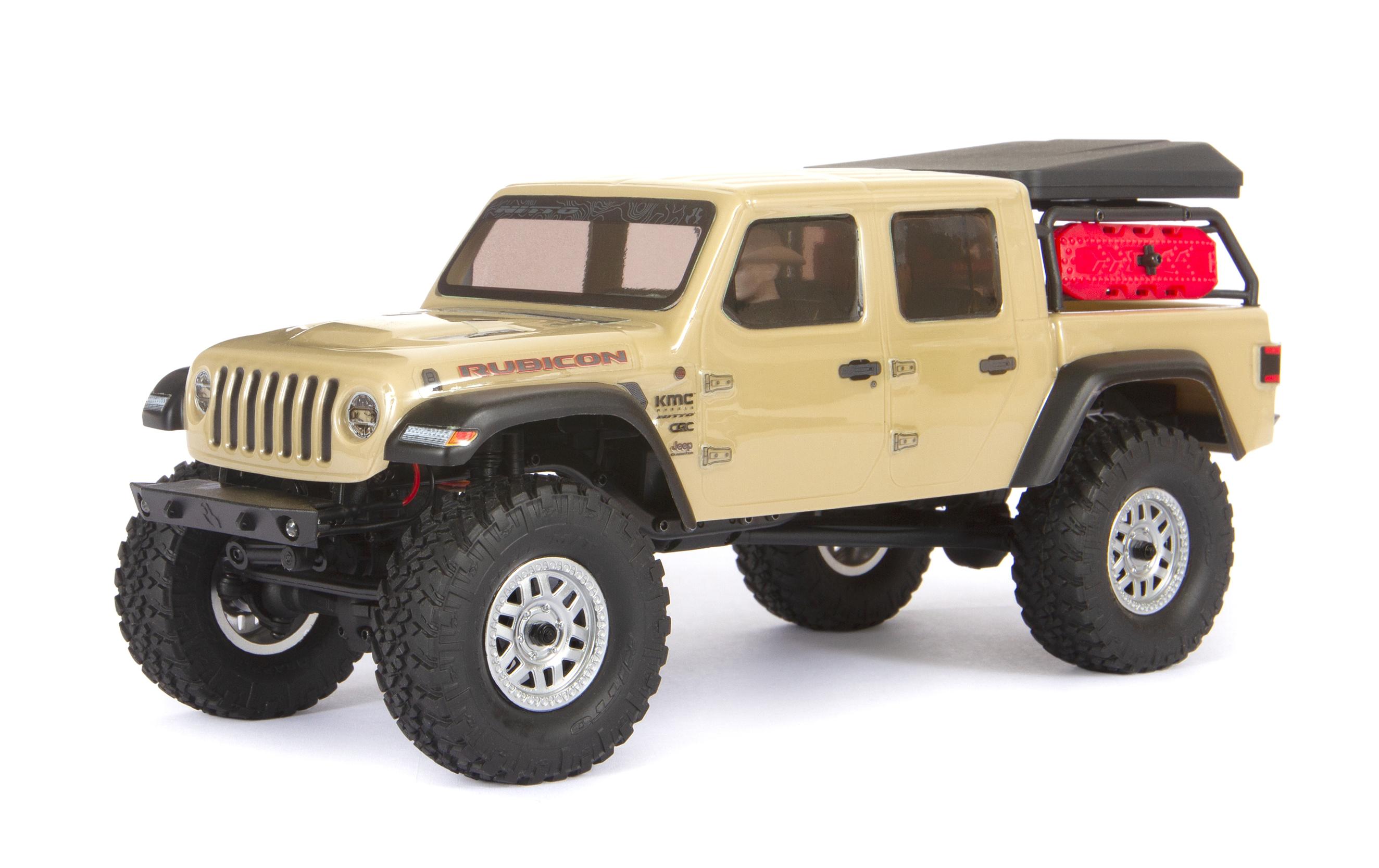 Scale Crawler SCX24 Jeep JT Gladiator, Beige, RTR, 1:24<br>Jeep Gladiator Crawler im Massstab 1:24