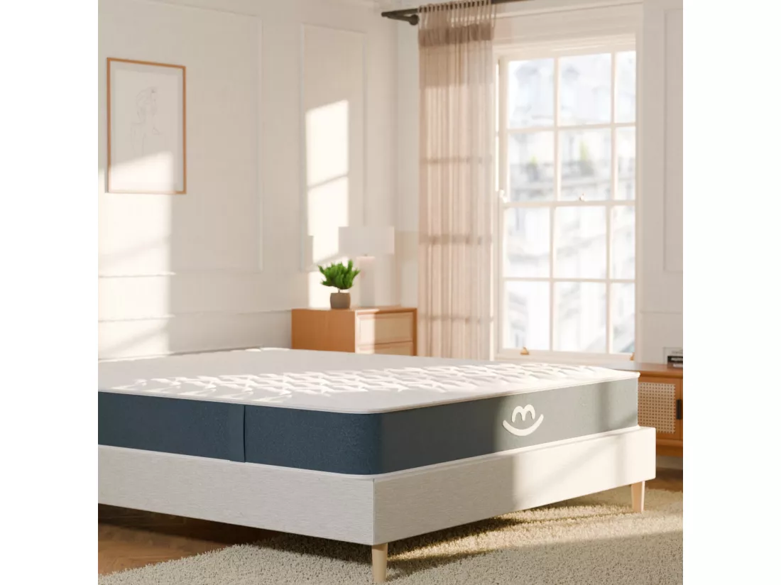 Matelas Hybride 160x200x22cm MILA - Mousse avec Ressorts Ensachés - soutien mi-ferme - Morphea
