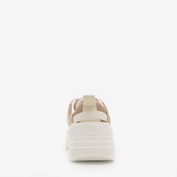 Supercracks dames dad sneakers beige