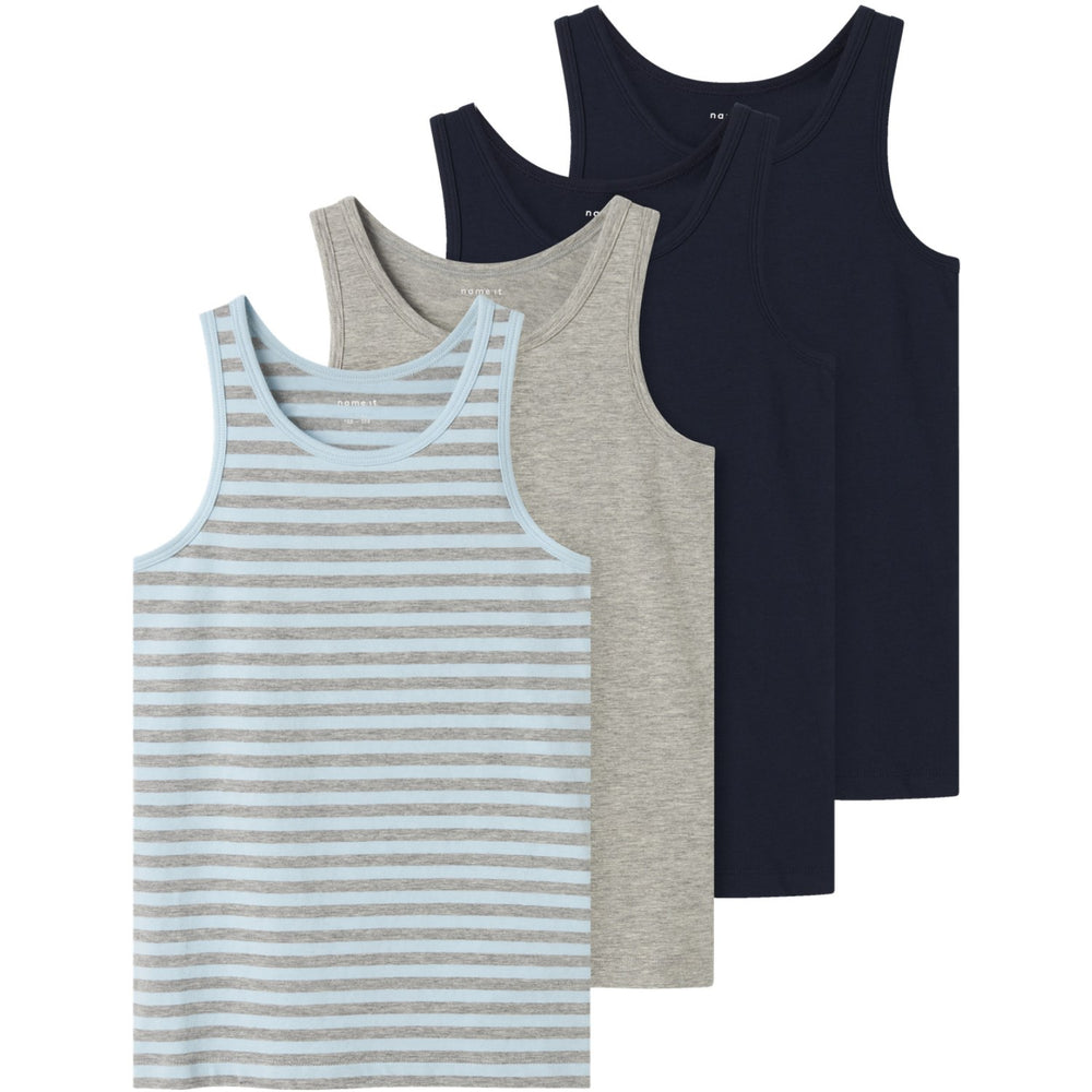 Køb Name It Aquamarine Tank Top 4-Pak Aquamarine Noos