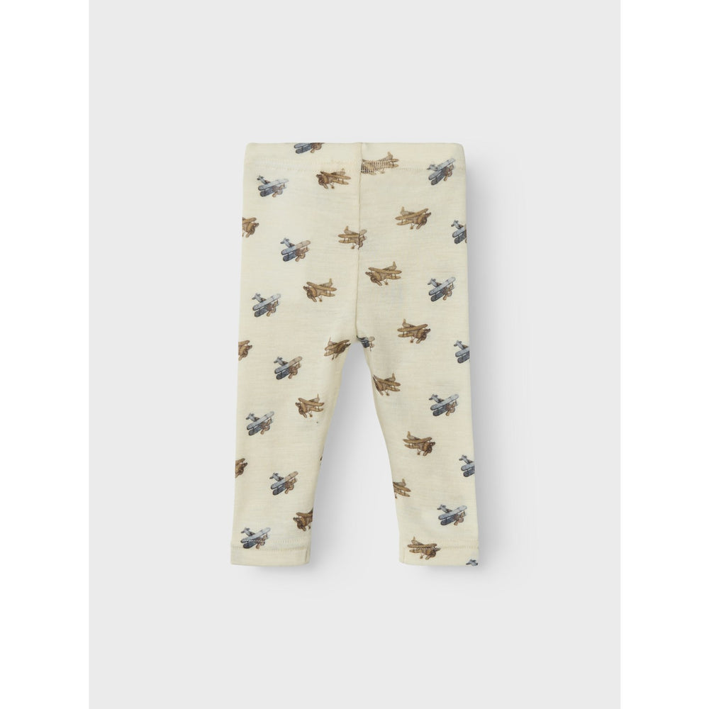 Køb Lil'Atelier Turtledove Melange Nbmnalu Wo/Mo Slim Leggings Lil Noos