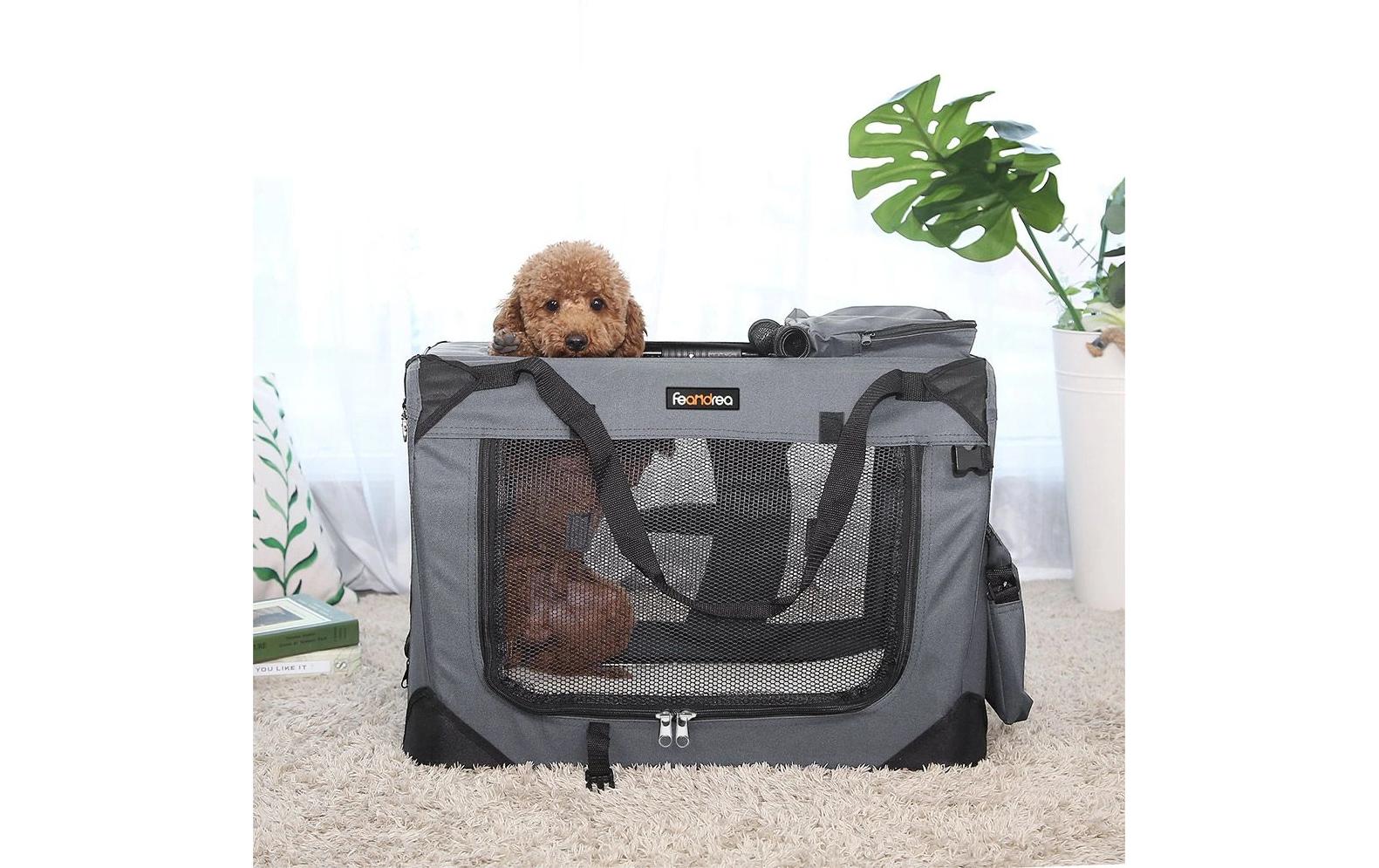 Transportbox für Hunde & Katzen STierbox zum Tragen von Haustieren