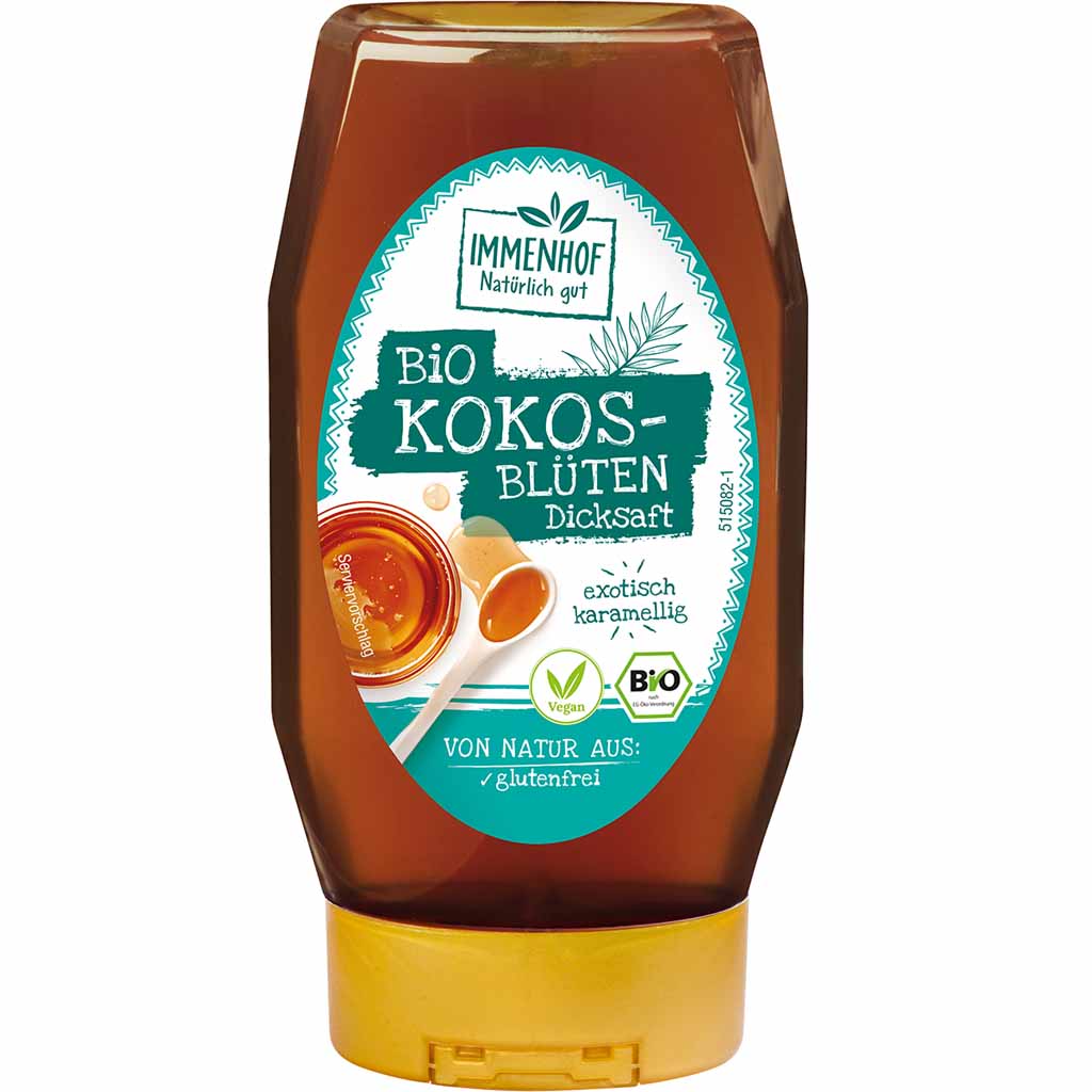 Immenhof Bio Kokosblütendicksaft 350g \/ 245ml MHD:20.5.26