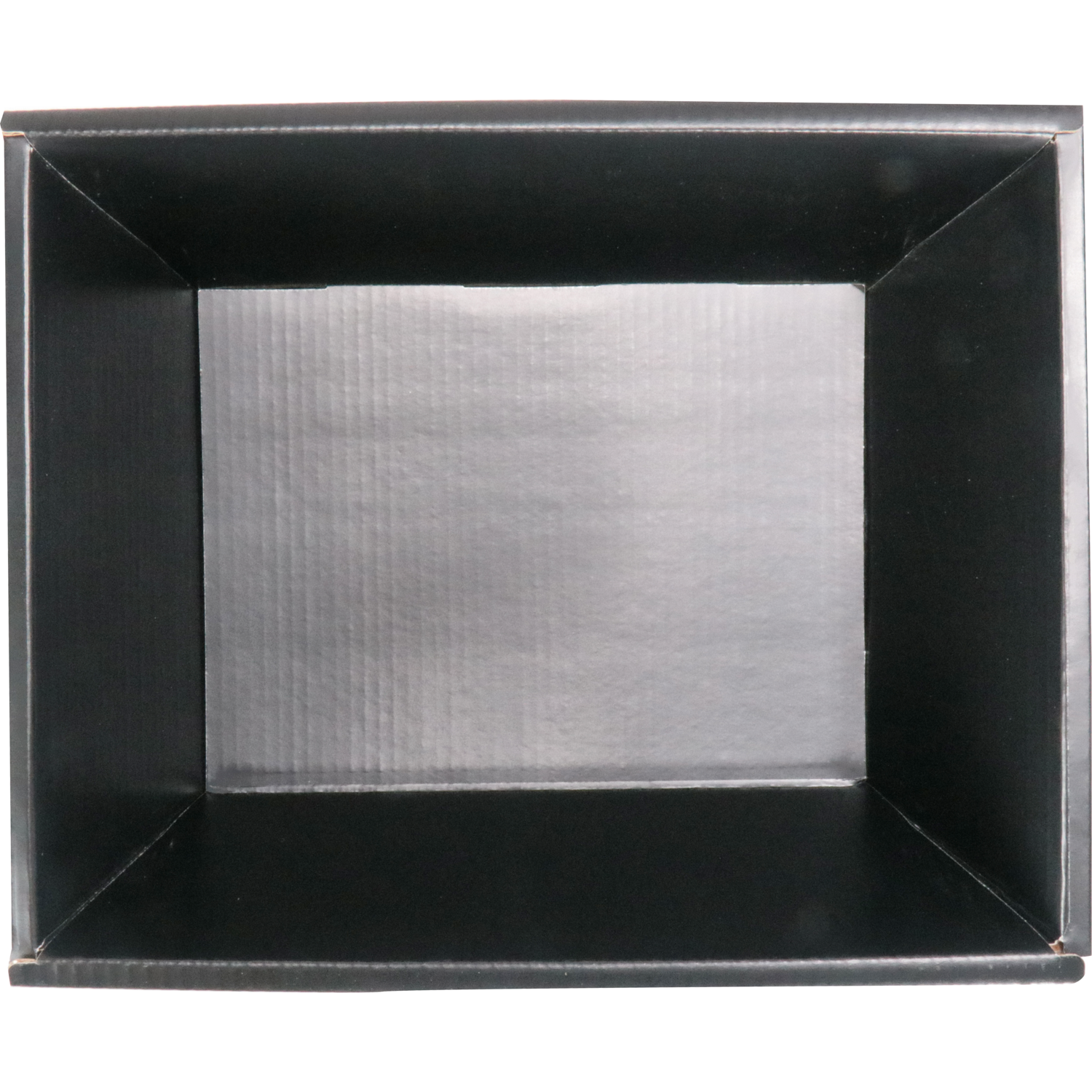 Mand, golfkarton, biermand, 26x21x10cm, zwart