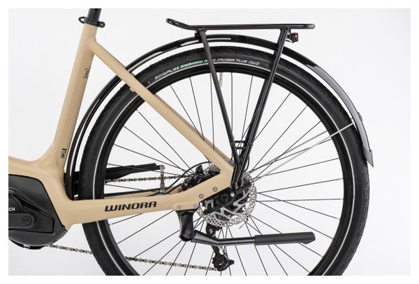 Vélo de Ville Électrique Winora Tria 9 Wave Shimano Alivio 9V 500 Wh 700 mm Café 2023