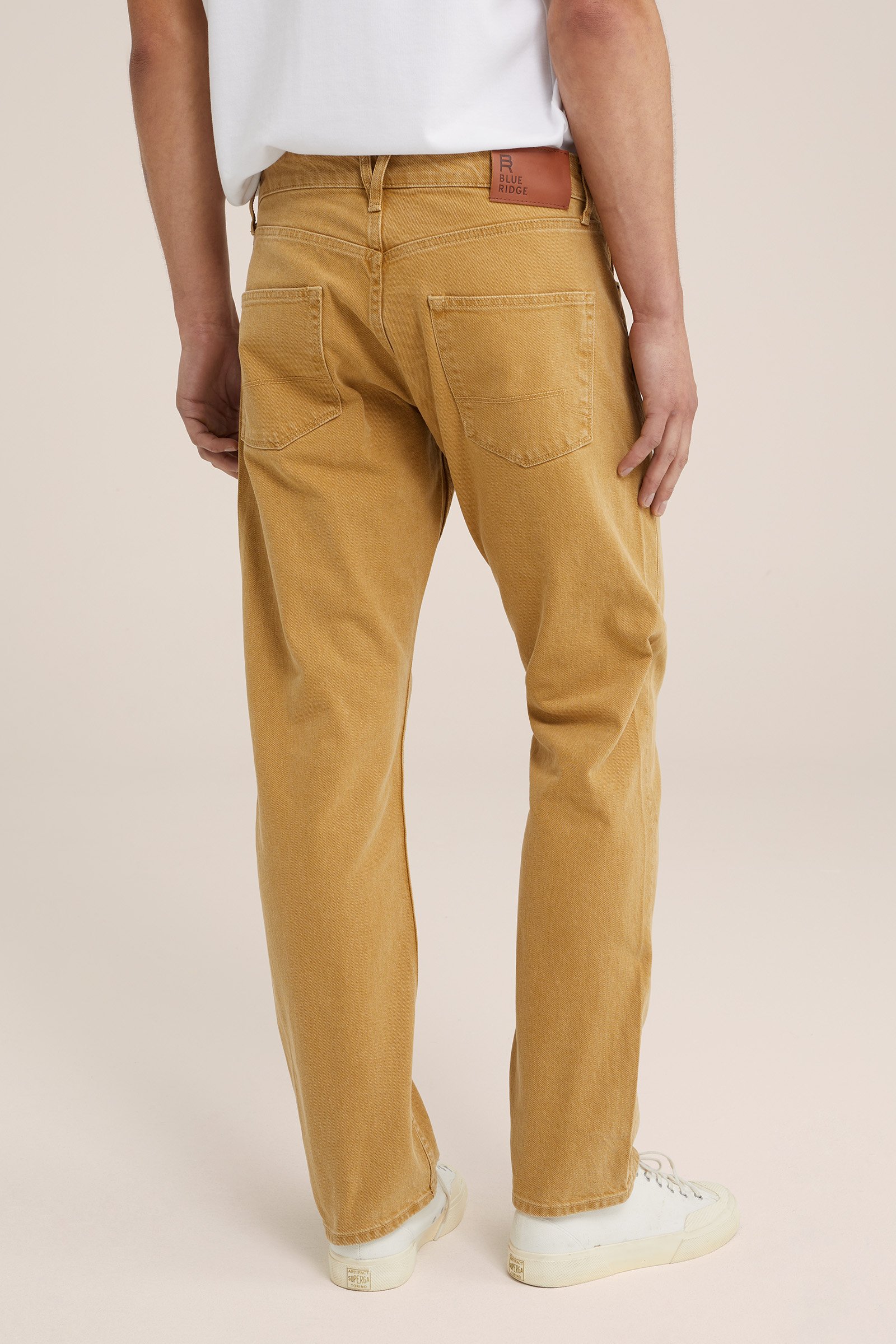 regular fit jeans met comfortstretch Blue Ridge Lichtbruin