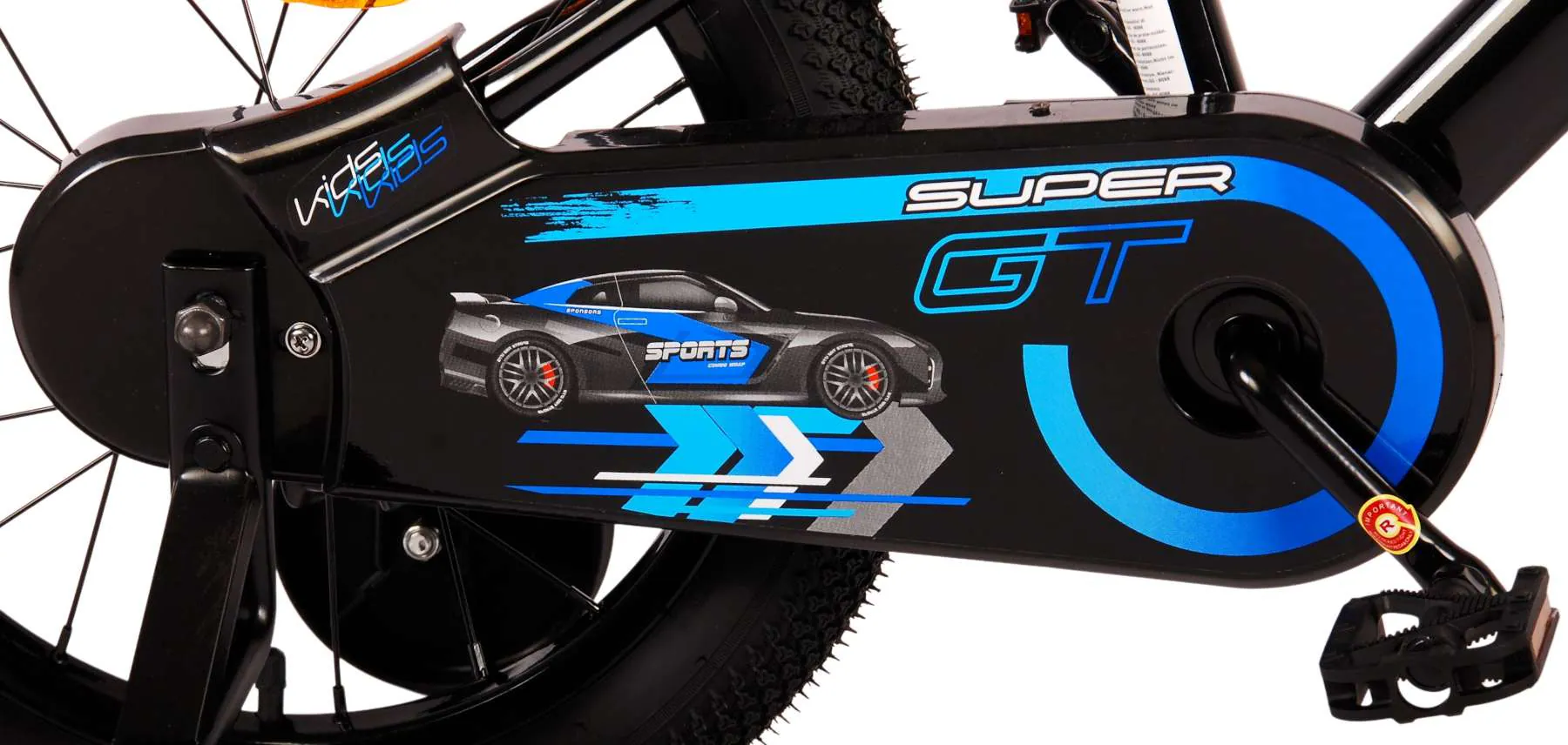 Kinderfahrrad Super GT Fahrrad für Jungen 16 Zoll Kinderrad in Blau