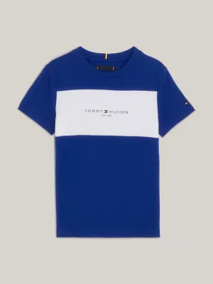 Camiseta essencial com blocos de cores