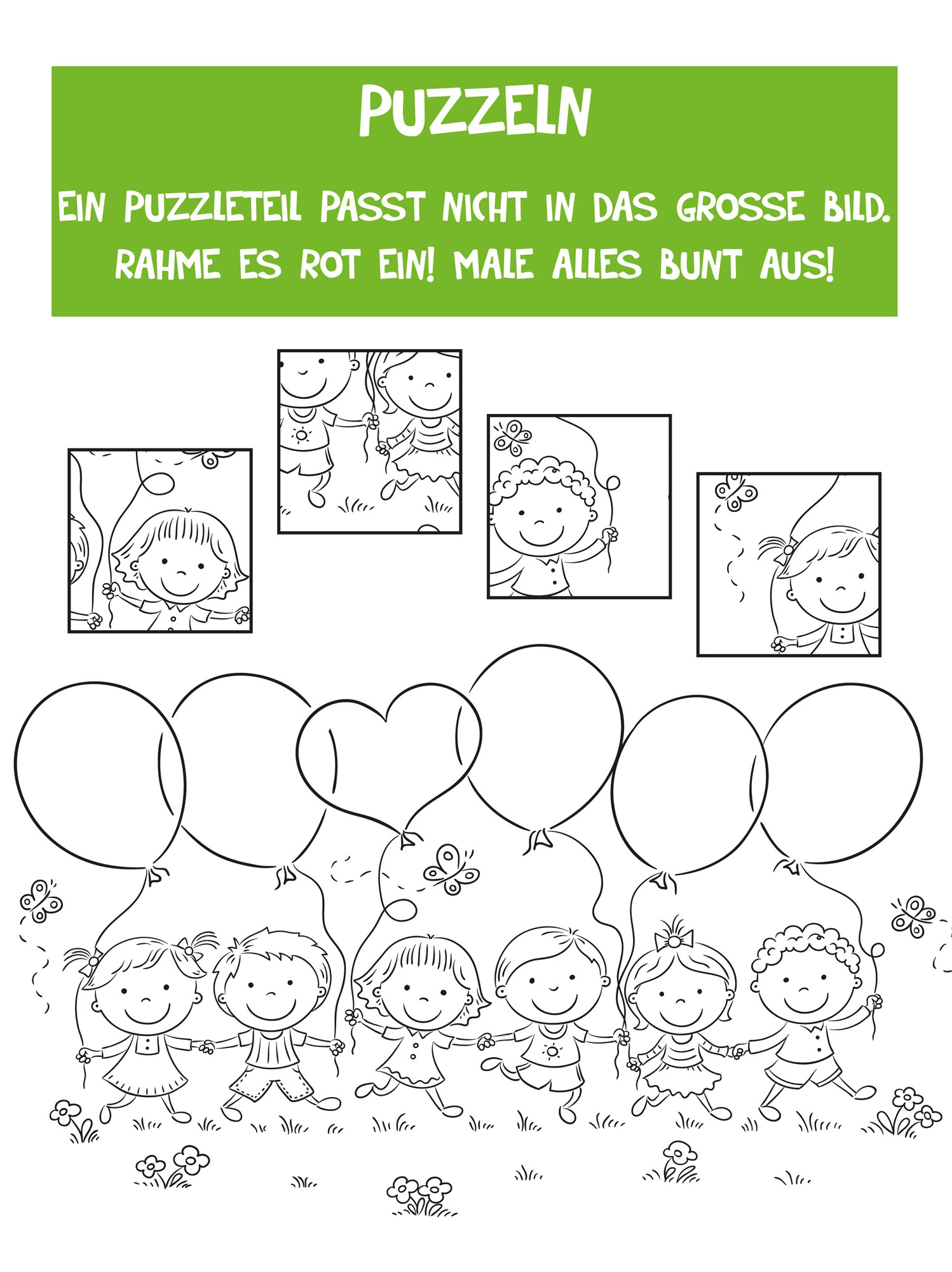 Kangaroo Kinderbücher Spiel- und Malspaß - Heißluftballon