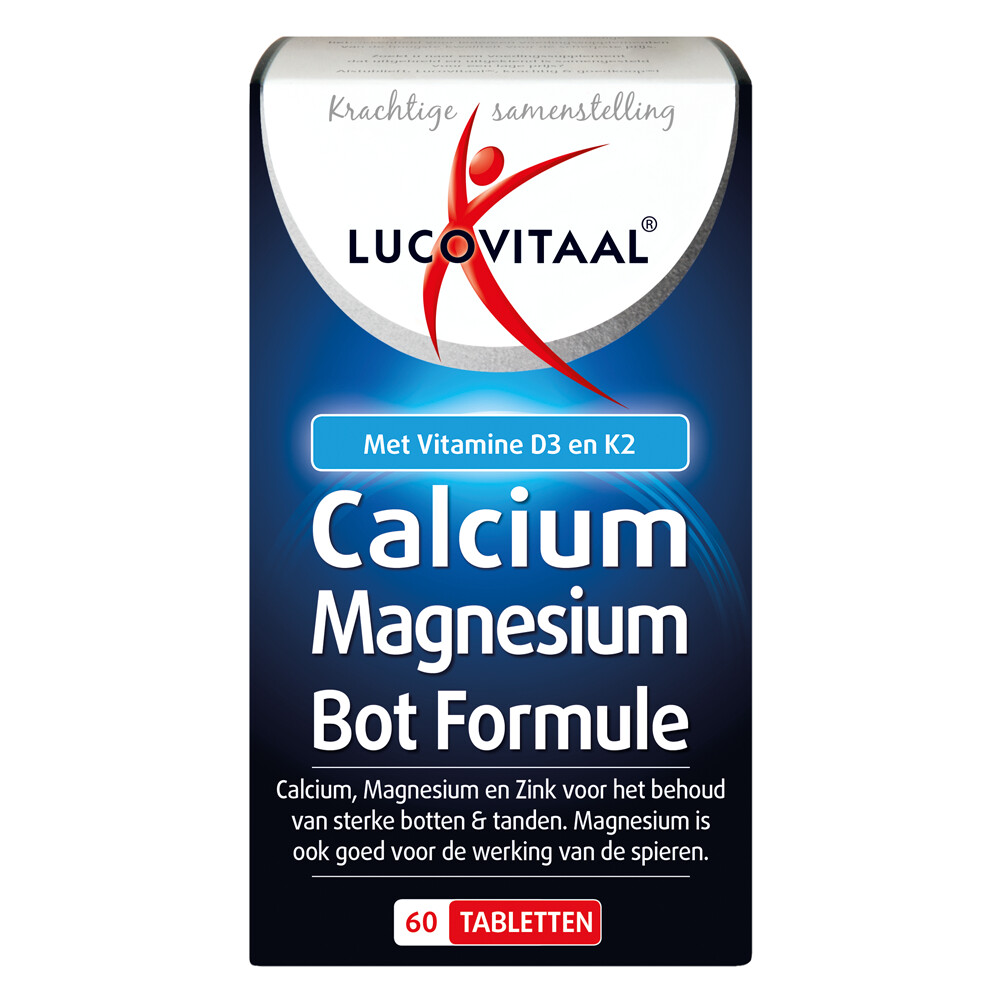Lucovitaal Calcium, Magnesium en Botten 60 tabletten