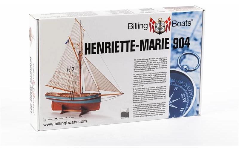 Bausatz Henriette Marie 1:50, 440 mmDetaillierter Schiffsmodellbausatz