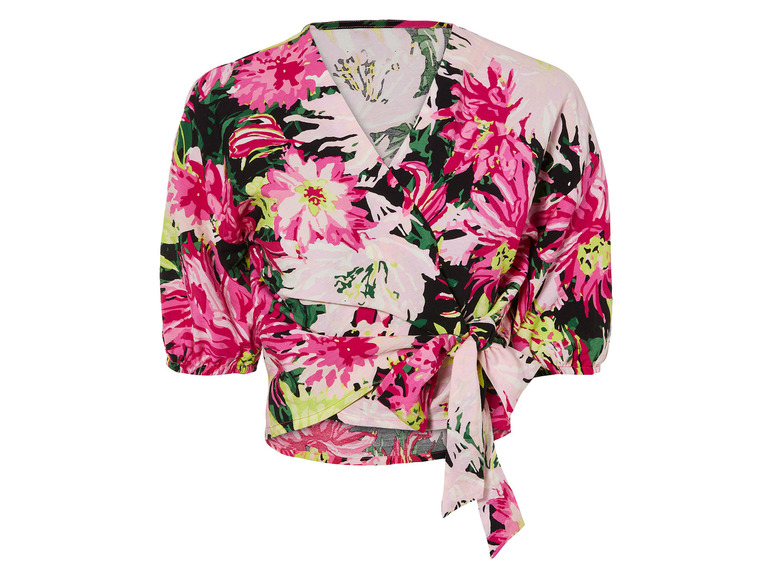 Dames wikkelblouse
