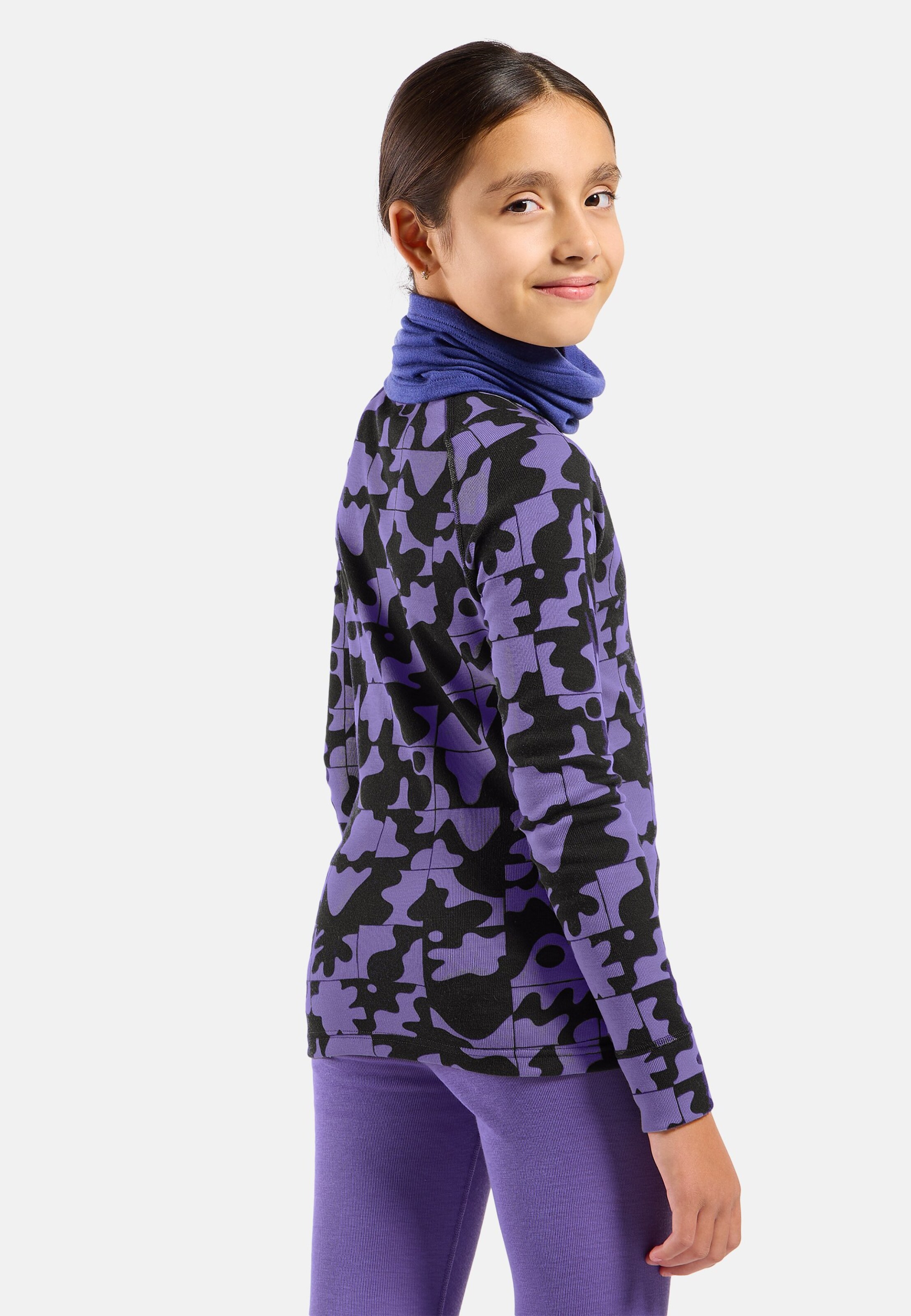 Adventurer Active Warm Base-Layer-Shirt mit Print in afterparty