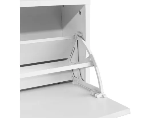 Banc à chaussures 80 x 24x45 Blanc