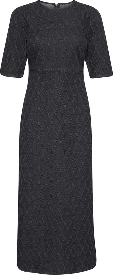 Gestuz RozerinGZ SS long dress Dark black wash