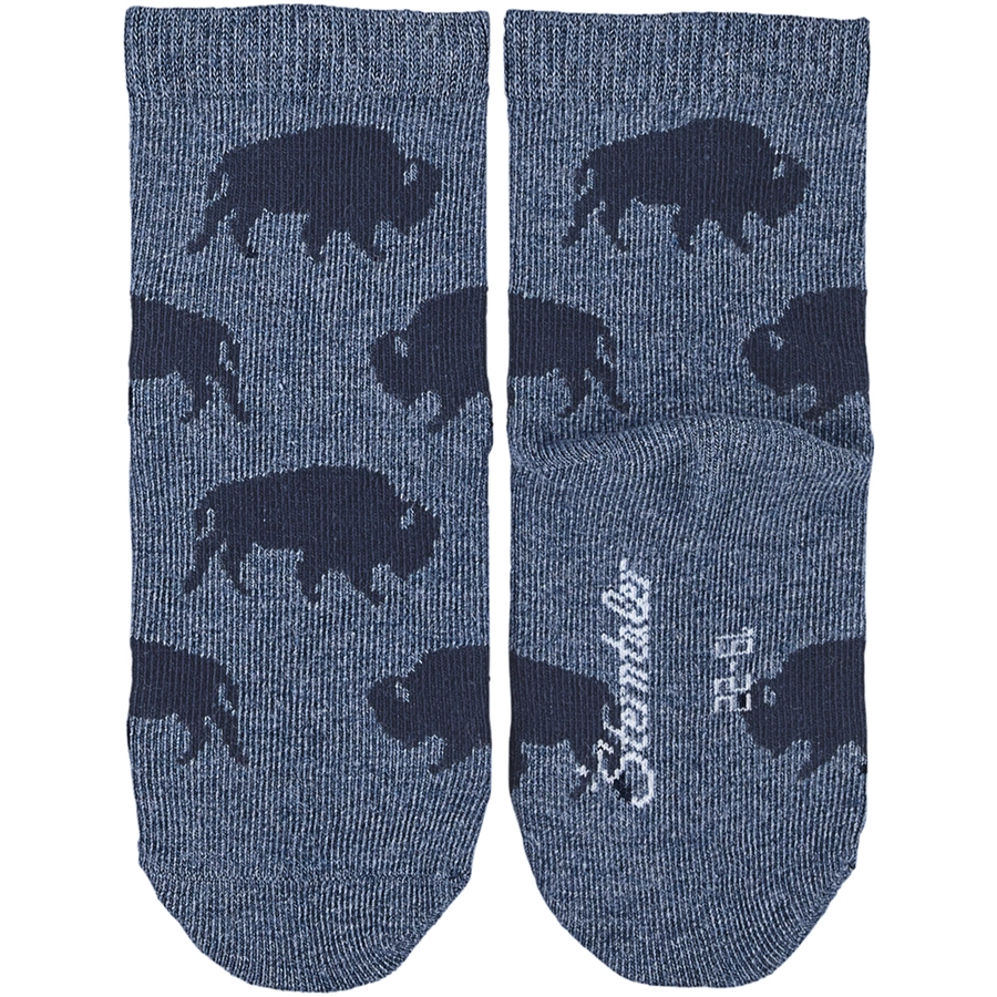 Sterntaler Baby-Söckchen 3er-Pack Bär tintenblau