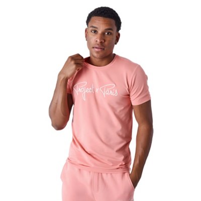 Tee-shirt à manches courtes homme Basic Broderie PROJECT X PARIS