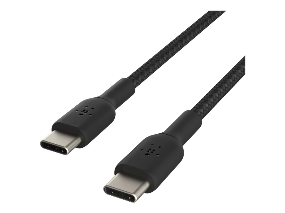 Belkin BoostCharge - USB-kabel - 24 pin USB-C (han) til 24 pin USB-C (han) - 1 m - sort