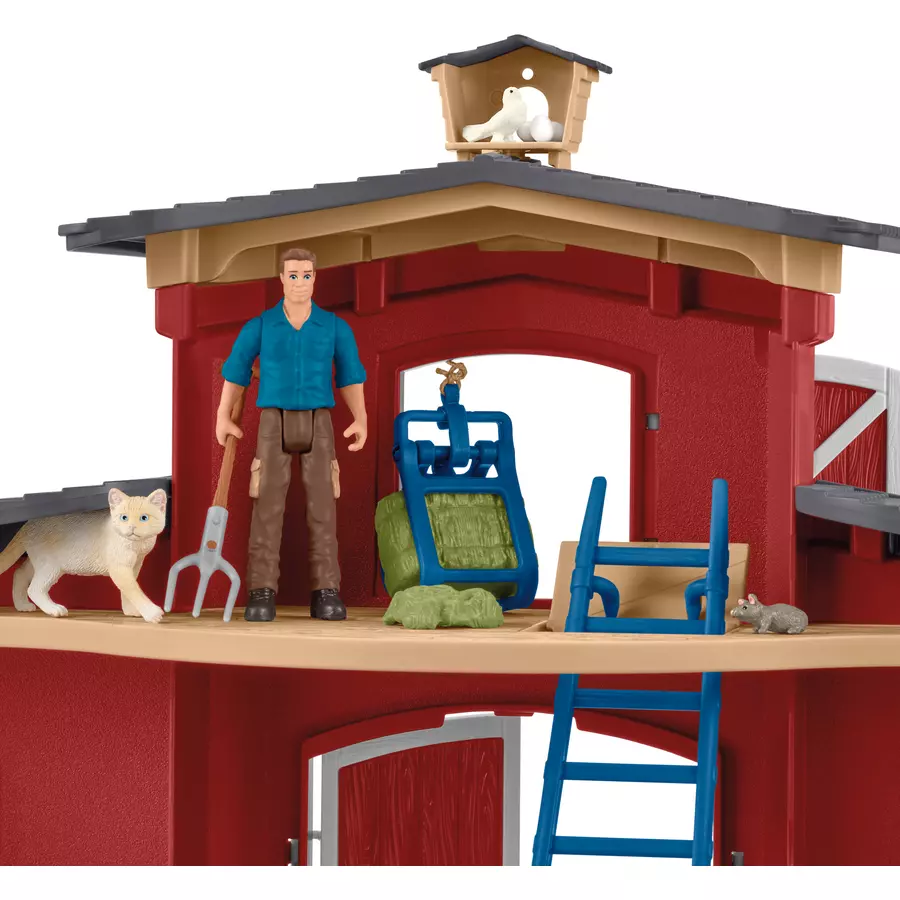schleich® Farm World Große Farm mit Tieren und Zubehör 42606