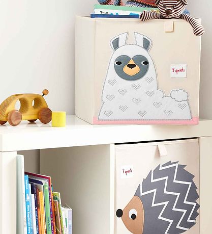 3 Sprouts Aufbewahrungsbox - 33x33x33 - Lama