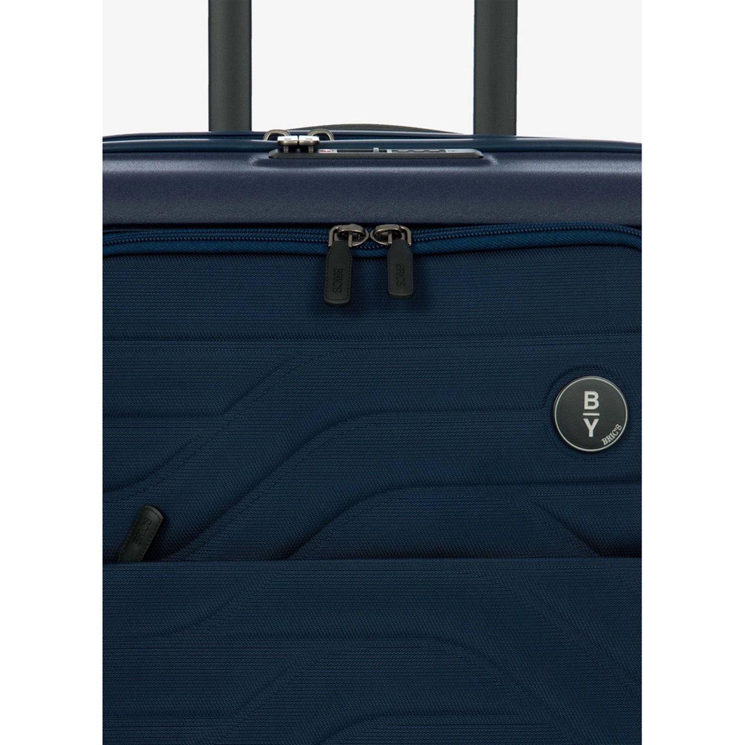 Bric's Ulisse Cabin Trolley 55 Expandable Pocket ocean blue