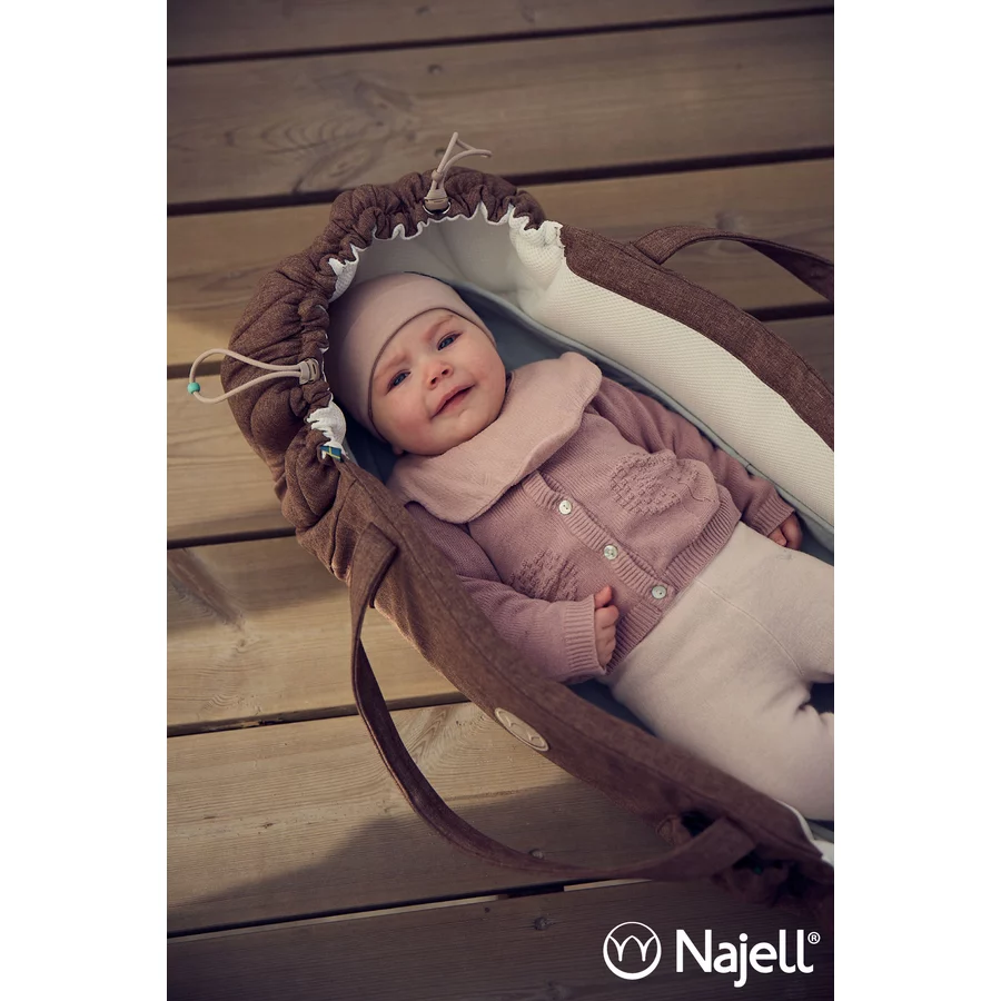 Najell Babynest SleepCarrier Volume 3 Coconut Brown