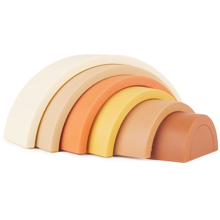 bieco Silikon Regenbogen Chocolate Bliss