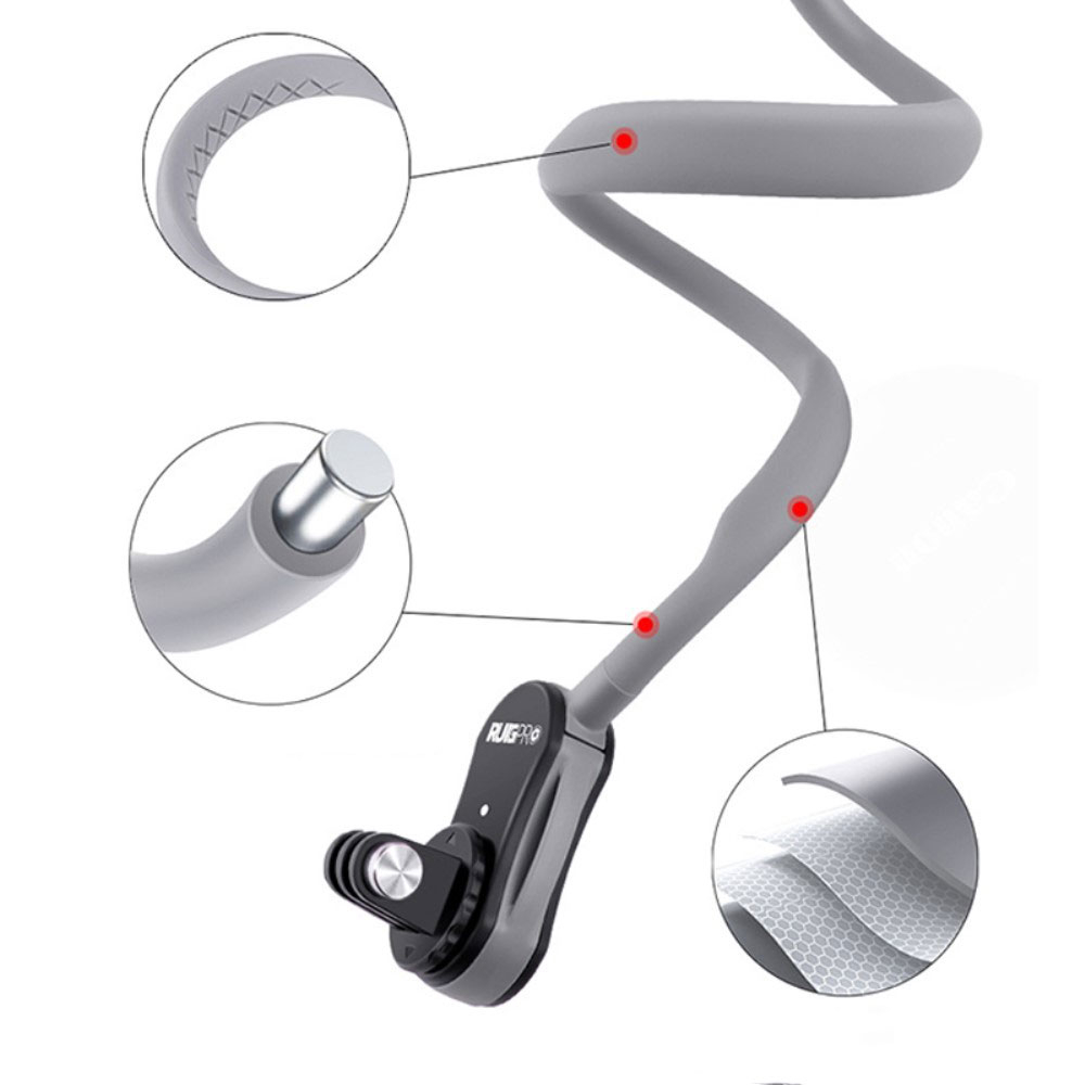 Universal Hals / Nacken Halterung für Smartphone / GoPro / DJI Action / Osmo Action / Insta360 Kamera mit 1/4