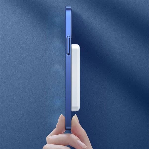 Powerbank 5000mAh med MagSafe og trådløs opladning