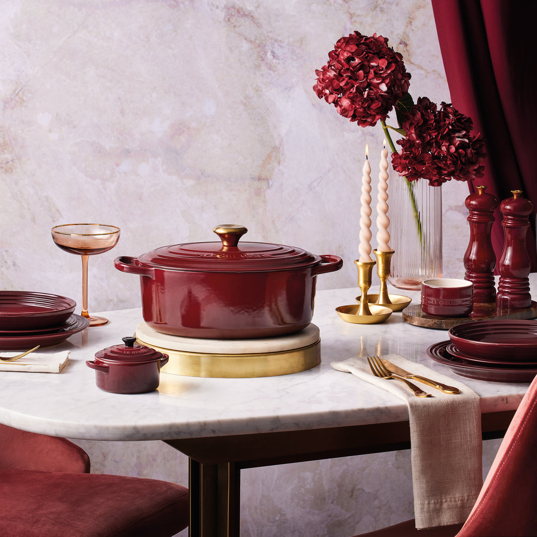 Le Creuset Signature Braadpan Ã 24 cm - Garnet