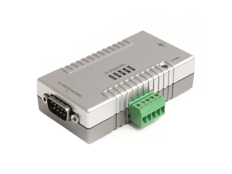 Startech.com USB auf 2x Seriell Adapter - USB zu RS232 / RS422 / RS485 Seriell Konverter (COM) - Serieller Adapter - USB 2.0 - RS-232, RS-422, RS-485 - 2 Anschl?sse - Grau (ICUSB2324852)
