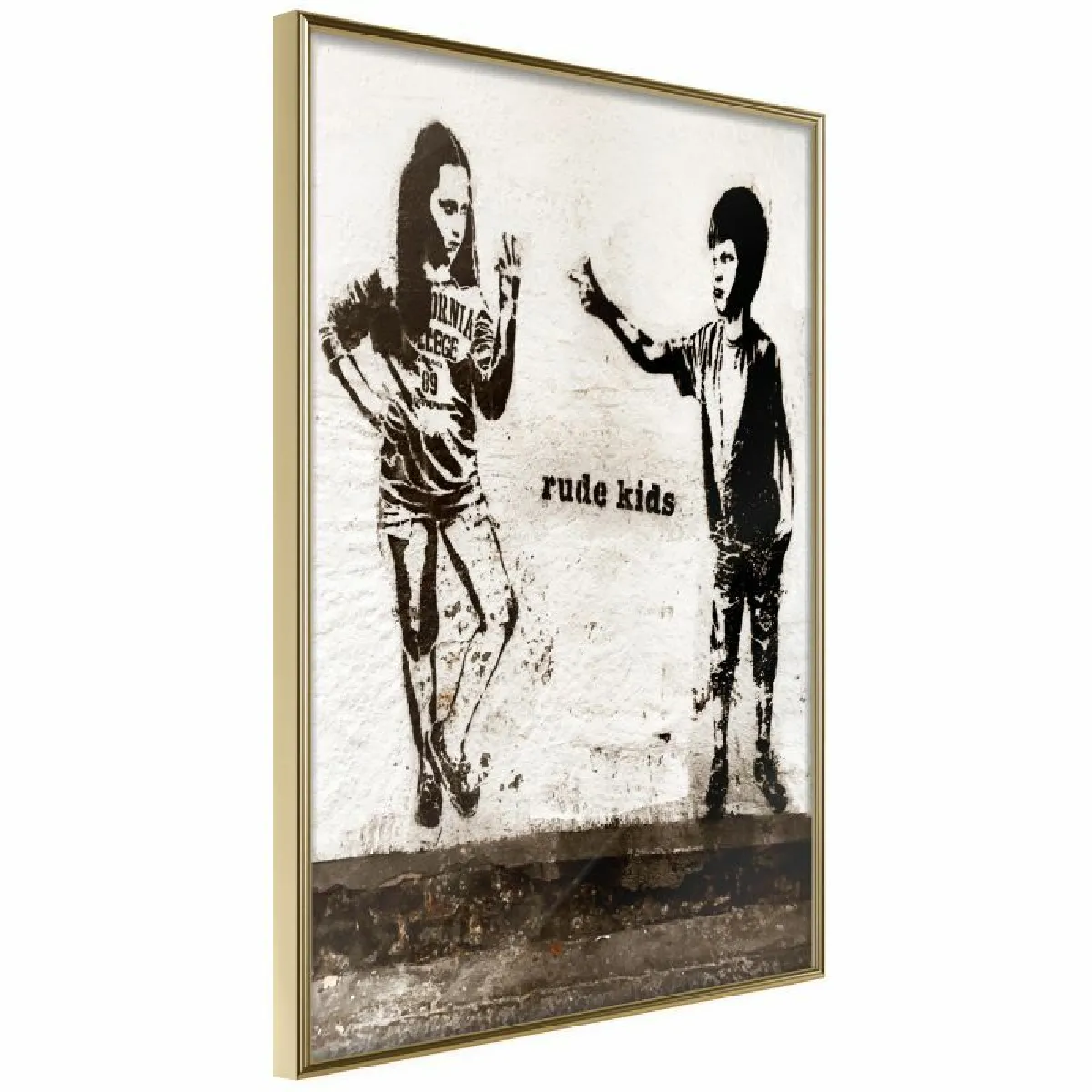 Paris Prix Affiche Banksy Rude Kids