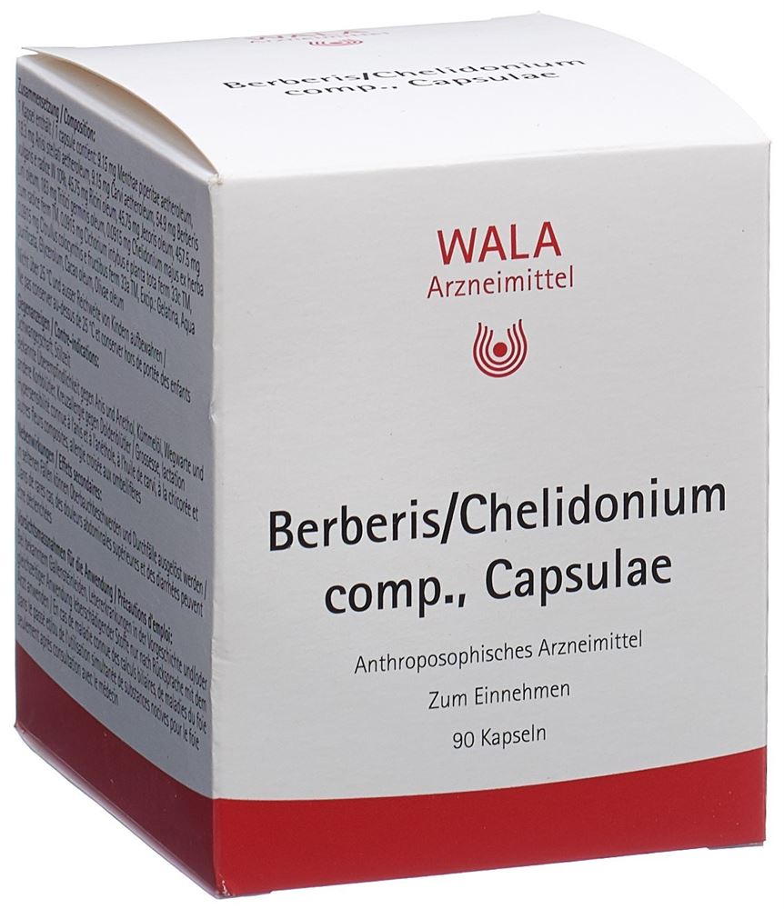 WALA Berberis/Chelidonium comp. Kaps Blist 90 Stk