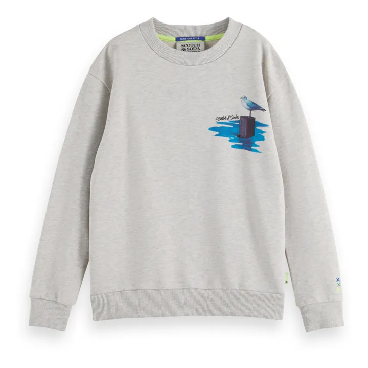Scotch & Soda Sweat Illustration | Ecru