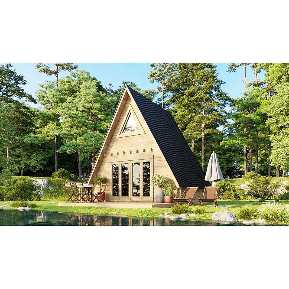 HYTTE JM STUGOR TIPI TRETYKKELSE 44MM 20M²
