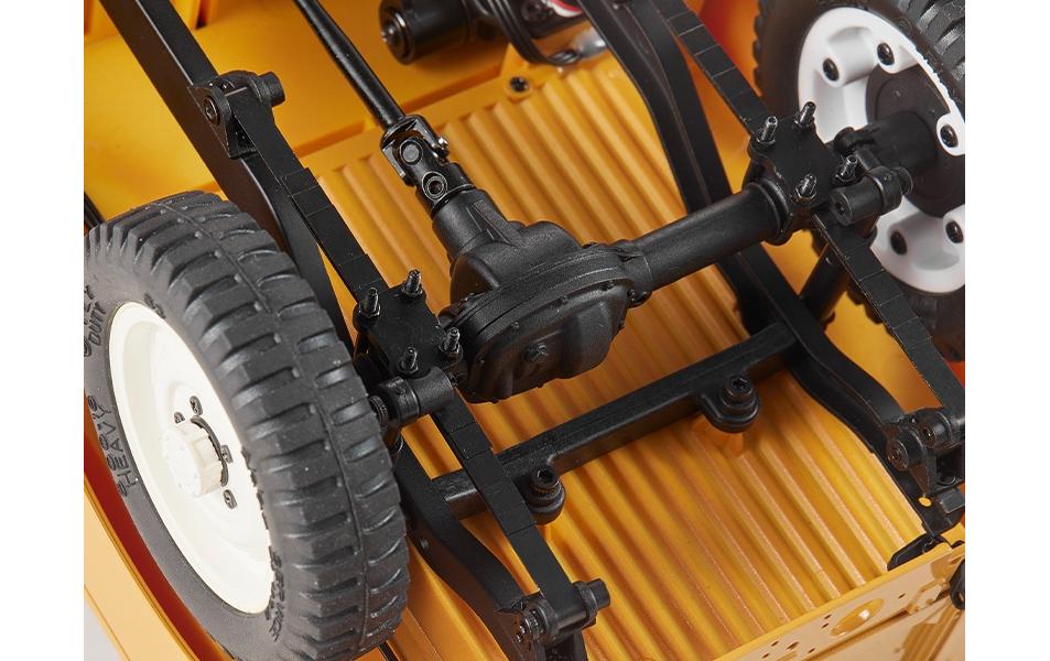 Scale Crawler Land Rover Serie II Gelb, RTR, 1:12<br>Detailgetreuer Scaler mit 2-Gang Getriebe