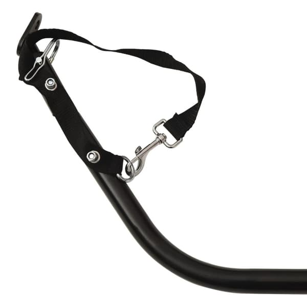 vidaXL Sykkelhenger svart 135x70x37 cm jern