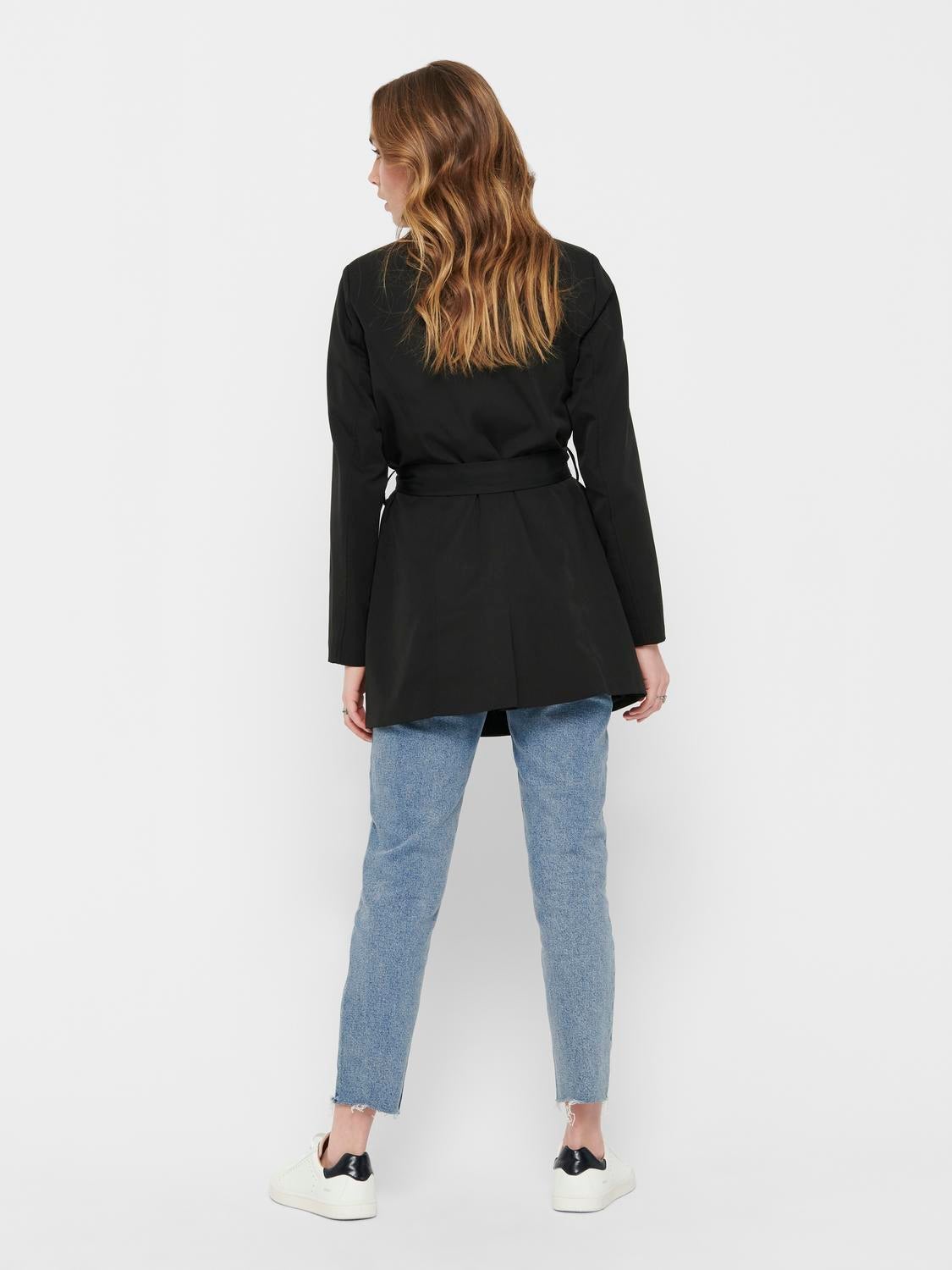 ONLVALERIE Trenchcoat Black