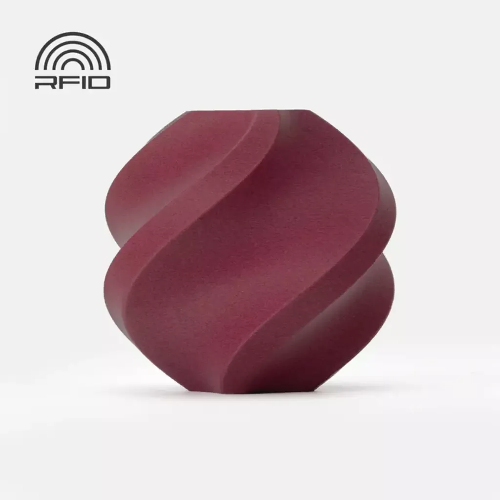 Bambu Lab  PLA-CF Burgundy Red, Spule (1.000 g)    Mit Kohlefasern verstärktes PLA in Rot
