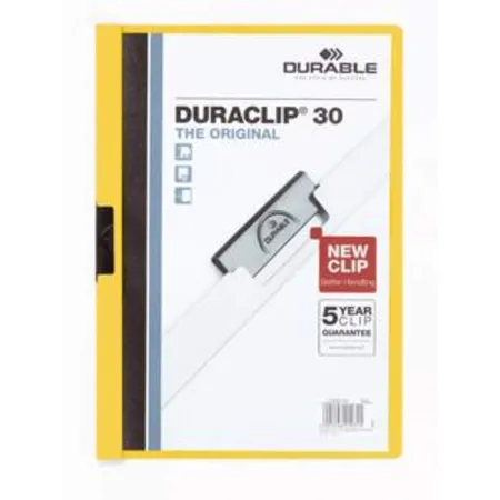 Durable 220004 Klemm-Mappe DURACLIP® 30, gelb