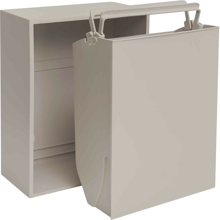 RECOLLECTOR Recycling box Silver cloud grey