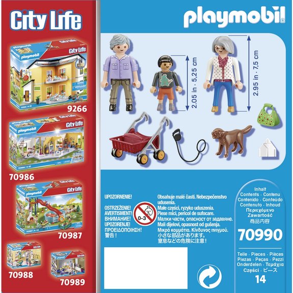 Grands parents Petit-fils Playmobil City Life 70990