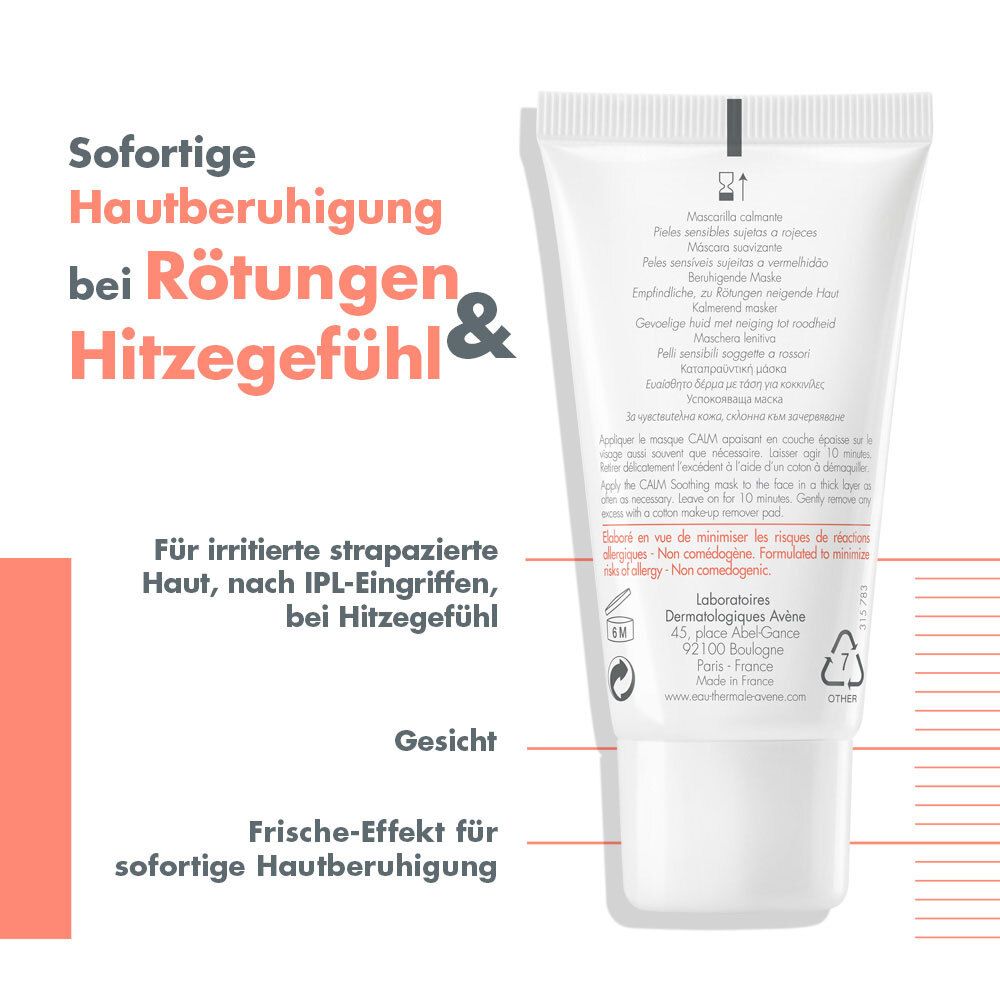 Avène Antirougeurs Calm beruhigende Maske